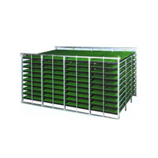 国産 アルミ 苗コンテナ 普通トラック用 水平型 200枚積 KS-200AL 水稲 苗箱 育苗箱 ...