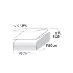 タフネル オイル ブロッター ジグザグ状 BL-Z 2本 巾65cm×長さ2.5m× 厚さ4mm 油 吸着 共B 個人宅配送不可 代引不可｜plusys