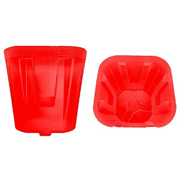 24結 160枚 ラベル挿し連結ポット AC-90-24L 育苗 9cm 赤 国産 アンドウケミカル...