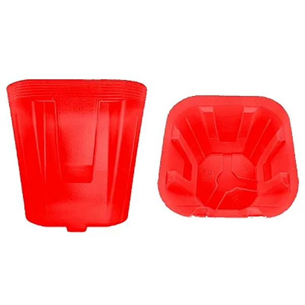 20結 110枚 ラベル挿し連結ポット AC-105-20L 育苗 10.5cm 赤 国産 アンドウ...