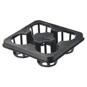 250枚 合体くん タキイ根巻防止連結ポリ鉢 10.5cm 黒 20鉢/1枚 タキイ