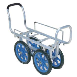 昭和ブリッジ 万能作業台車 AW-1 チューブタイヤ 有効幅1,600mm x 有効