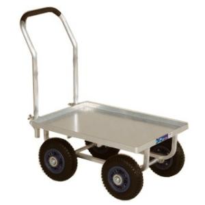 ハラックス 愛菜号 アルミ製台車 CH-530-25P アルミ板付 大きいコンテナ1個用 防J 個人...