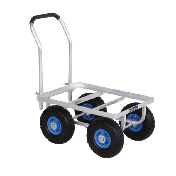 ハラックス 愛菜号 アルミ製台車 CH-530-35N 大きいコンテナ1個用 ノーパンク 防J 個人...