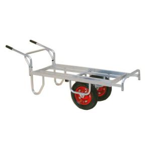 ハラックス コン助 アルミ製 平形二輪車 CN-65DW 一輪車に付け替え可能タイプ 防J 個人宅配...