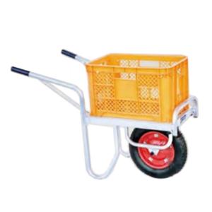 ハラックス コン助 アルミ製 平形一輪車 CN-40D 20kgコンテナ2個用 防J