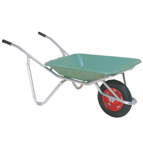 ハラックス アルミ 一輪車 プラバケット付 CF-2N 容量 41L ノーパンク 防J 個人宅配送不...