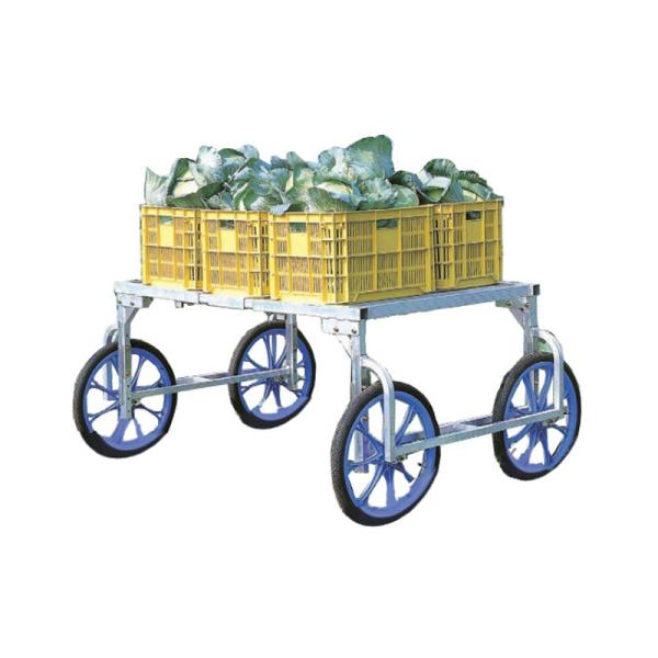 ハラックス 楽太郎 アルミ 製 収穫台車 RA-100N ノーパンク 防J 個人宅配送不可 代引不可