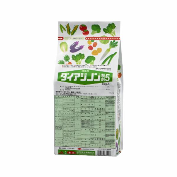 5個 ダイアジノン粒剤5 3kg 日本化薬 殺虫剤 農薬 イN 代引不可
