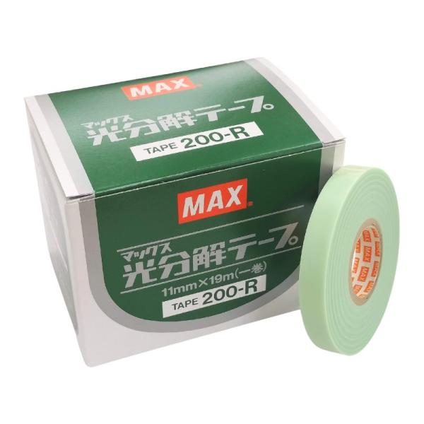 30箱×10巻入 200-R 光分解 テープ マックステープナー 用の 替え テープ MAX マック...