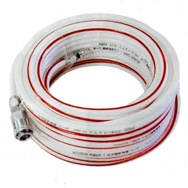 エアーコンプレッサー 用 エアーホース カプラ 付 内径 6.5mm 外径 10mm×20m AG-...