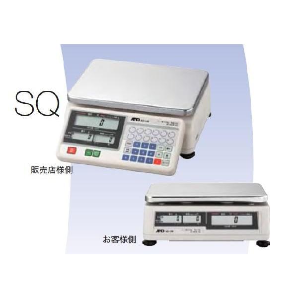 A&amp;D デジタル料金はかり SQ-6K ひょう量:6kg 取引証明用(検定付き) 宇N 代引不可