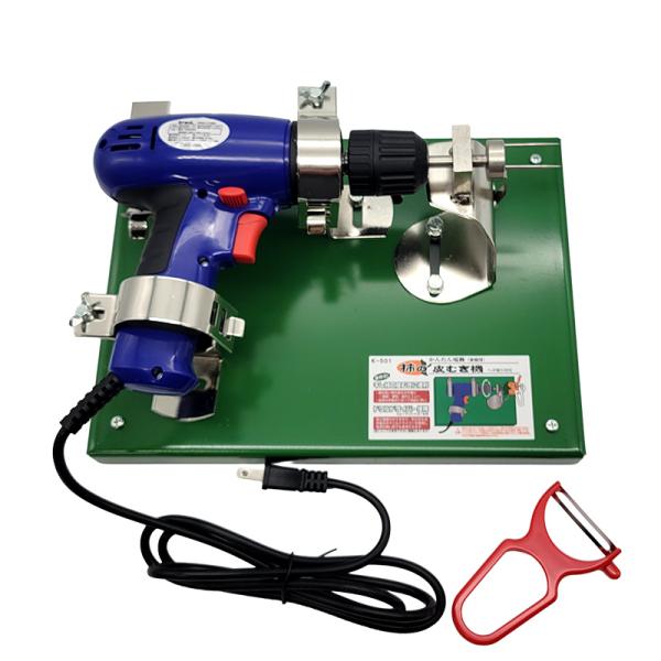 柿の皮むき機 かんたん電動 家庭用 K-501 干し柿 長T 代引不可