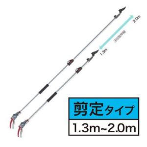 5丁 高枝切りバサミ アルス ズームチョキチルトR剪定タイプショート2.0 180ZTR-2.0-3...