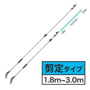 5丁 高枝切りバサミ アルス ズームチョキチルトR剪定タイプロング3.0 180ZTR-3.0-5D...