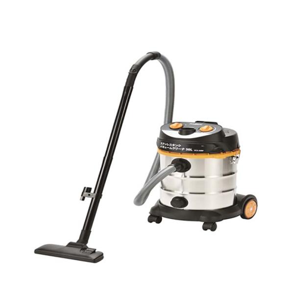 掃除機 ステンレスタンクバキュームクリーナー 30L AG-VCS-30RP 乾湿両用型 バキューム...