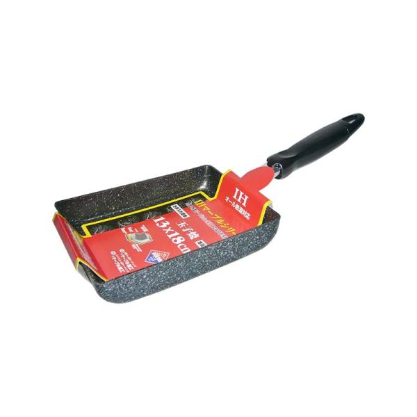 オール熱源対応 IHマーブル 玉子焼 前川金属工業所 卵焼き フライパン 金TD