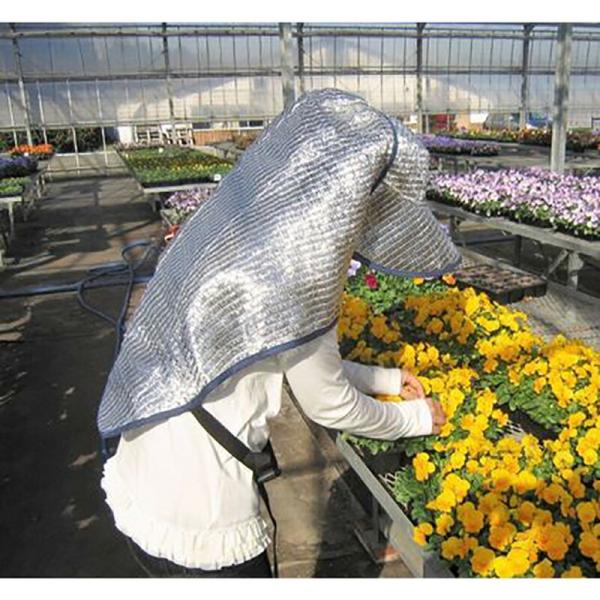 スーパー涼かちゃん 帽子+一体型ケープ バックル付き 槍木産業 うつぎ産業 カ施 代引不可