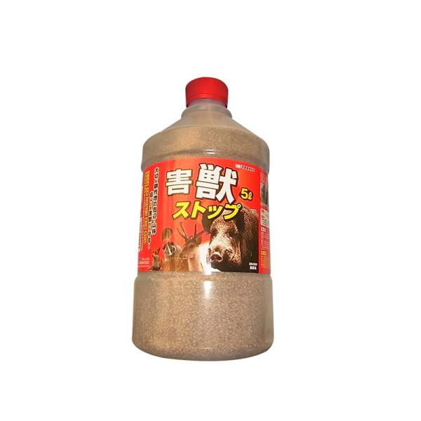 6本 害獣ストップ 5L 退避剤 害獣 害虫 動物退避 侵入防止 ヨーキ産業 代引不可