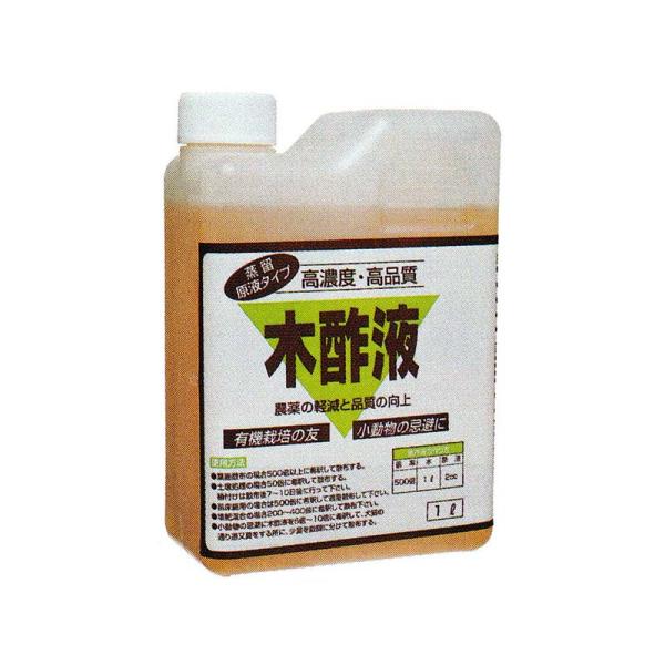 12個 蒸留木酢液 1L アミノール化学 植物と土壌の活性化 有機栽培 活力液肥 液体肥料 液肥 タ...