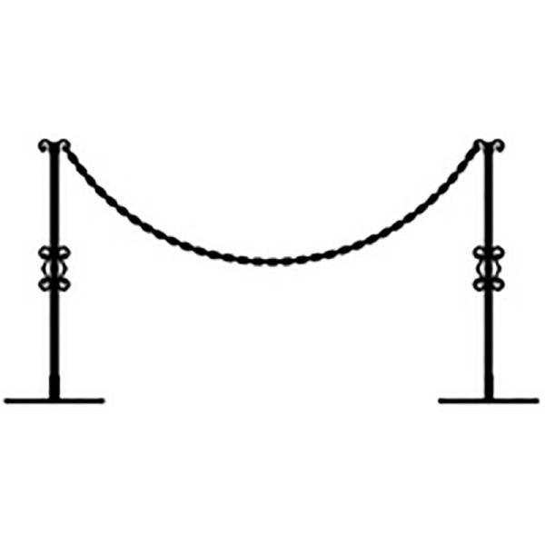No.232 重なるチェーンスタンド スタンド 2ケ チェーン 1本 セット エクステリア 小KD