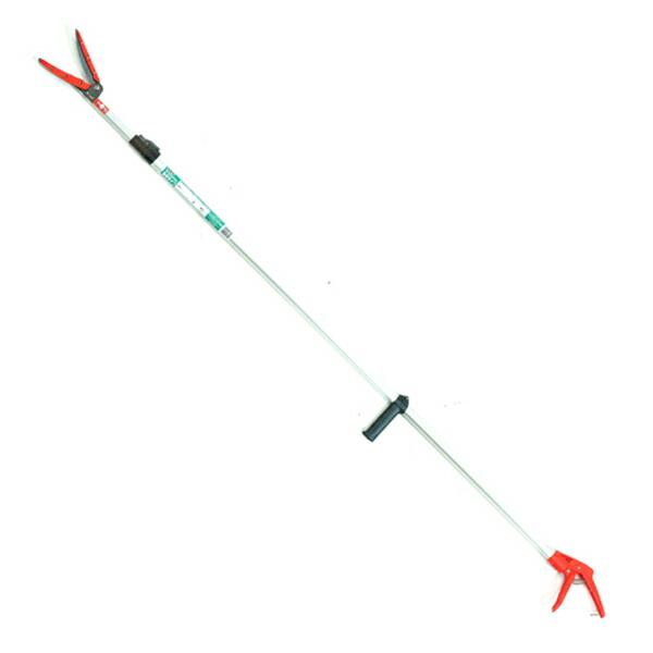 kamaki カマキ 伸縮式高枝切鋏 かるのび 3段ポール式 3段階伸縮式 葉刈タイプ 3m 鋸付 ...