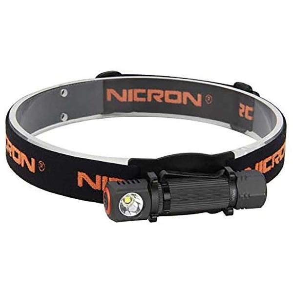 Nicron H10RPro 脱着式ヘッドライト 450LM 充電式 幅92mm LED 簡単 脱着...