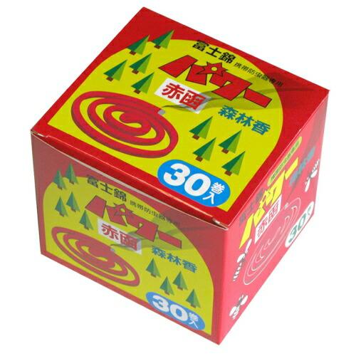 24箱×30巻 パワー森林香 強力線香 野外用 携帯防虫器は別売り 福KDN