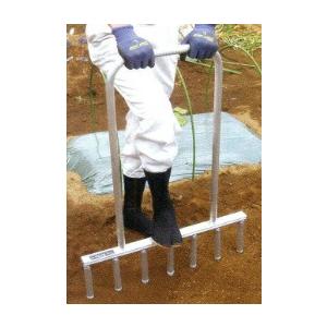 ネギサシ 爪7本付属 ネギの植えつけ穴あけ器 槍木産業 うつぎ産業 カ施 代引不可