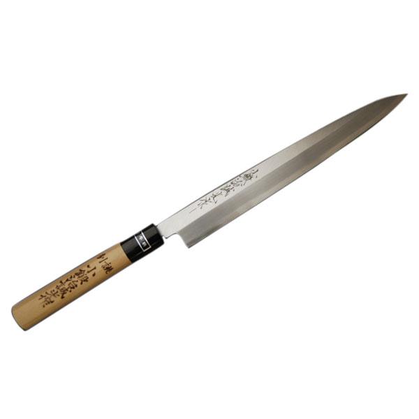 三木刃物製作所 小鍛冶誠光作 白紙2号水牛柄 柳刃 No.UF041 270mm カSD