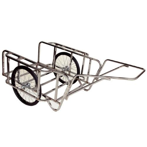 ハラックス ステンレス製 大型リヤカー 輪太郎 BS-1384SUN 防J 代引不可