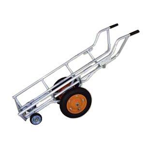 ハラックス LPガスボンベ 運搬台車 タフボーイ LPG-504 4輪・アオリ用フック無 防J 代引...