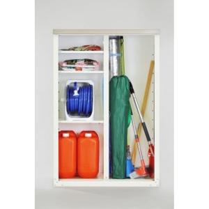 家庭用収納庫 ハーフ棚仕様 Hs 132ht 物置 おしゃれ Hs 132ht 収納庫