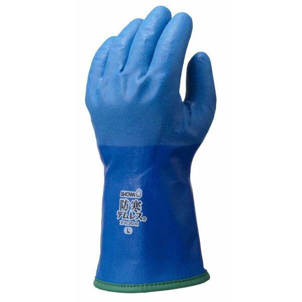 防寒テムレス (5双入) Lサイズ No.282 ブルー ショーワグローブ 透湿防水手袋 作業用手袋...