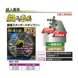 25枚 刈払機用 チップソー 超人番長 BC-...の詳細画像1