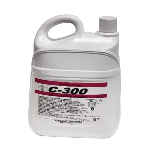 C-300 錆除去剤 ふき取り 簡単 塗装 の 前処理 に 4.5L×4本入 サンエスエンジニアリン...