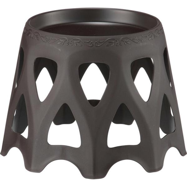 受皿のみ 30個 21型 ダークブラウン 受皿付きスタンド おしゃれ アップルウェアー タSD