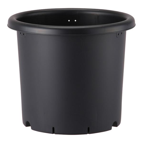 36個 8号 ブラック 菊鉢 ポット 鉢 おしゃれ アップルウェアー タSD