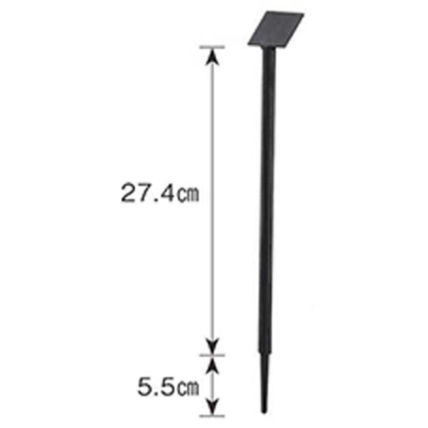 100個 41角 ( 4.1cm×4.1cm ) 黒 TO ポップスティック ( 小 ) 東海化成 ...