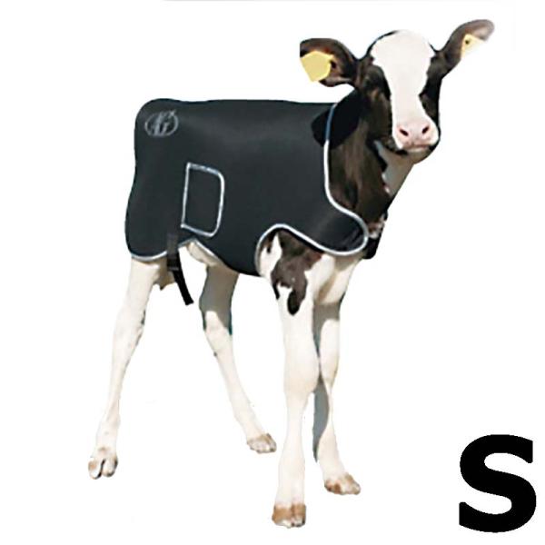 AGジャケット クラシック 黒 Sサイズ 20〜35kg 特殊4層構造 子牛用 防寒着 仔牛 AGト...