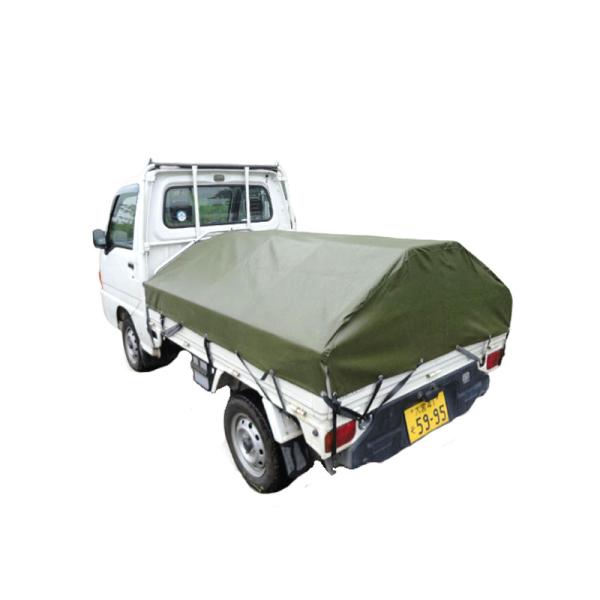 アルミフレーム 軽トラ幌 AKT-5N型 軽トラックの荷台の雪・雨対策に！簡易テントセット アルミス...