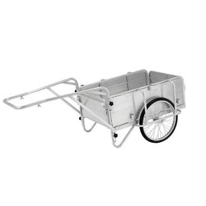 アルミ製 折りたたみ式 リヤカー HKW180 アルインコ 日本製 国産 北海道不可 代引不可