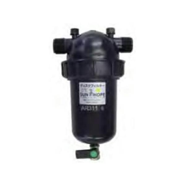 ディスクフィルター AR311 140# メッシュサイズ100ミクロン 取付口径25mm 潅水用品の...