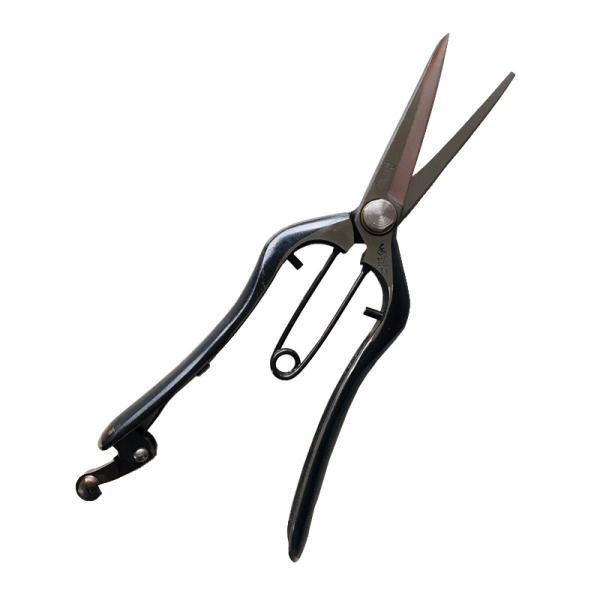 鍛造芽切型剪定曲がり金止 全長m200m 刃長80mm DK-620 ドウカン 道灌 三冨D