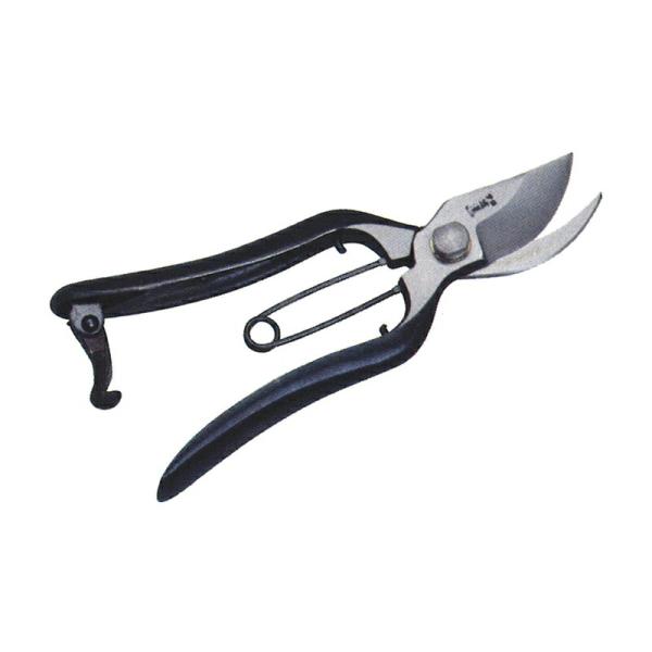 鍛造剪定鋏 B型金止 全長200mm 刃長63mm DK-671 ドウカン 道灌 三冨D