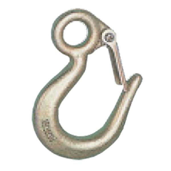 吊具 アイフック EL (ラッチ付き) EL0.25 使用荷重 0.25 t 材質 SS400 破断...