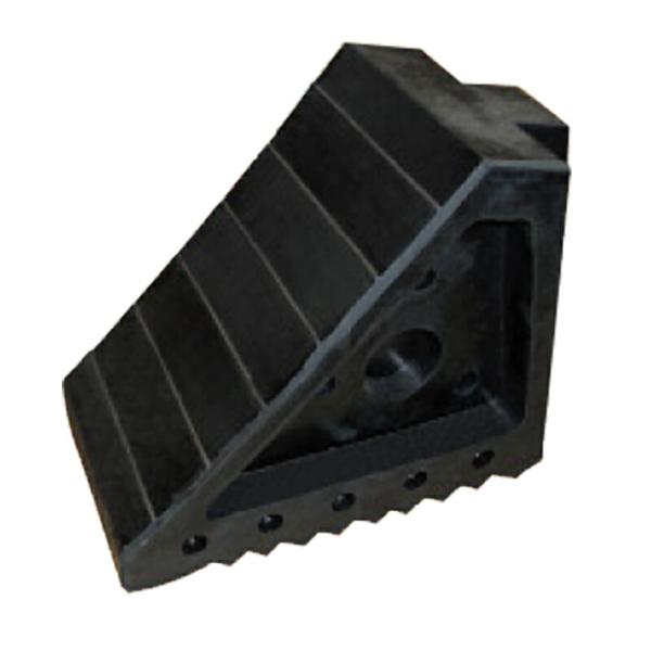 タイヤストッパー L (トラック用) L-SGL 重量 2.36kg 材質 天然ゴム 黒 スリーエッ...