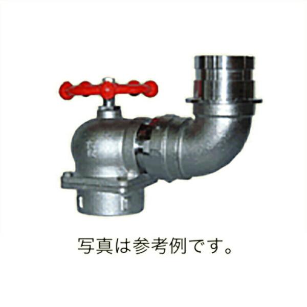 高耐久 金属 農業用 水平方向360度回転 スイベル付ターニングバルブ TAV75×90S-BC 7...