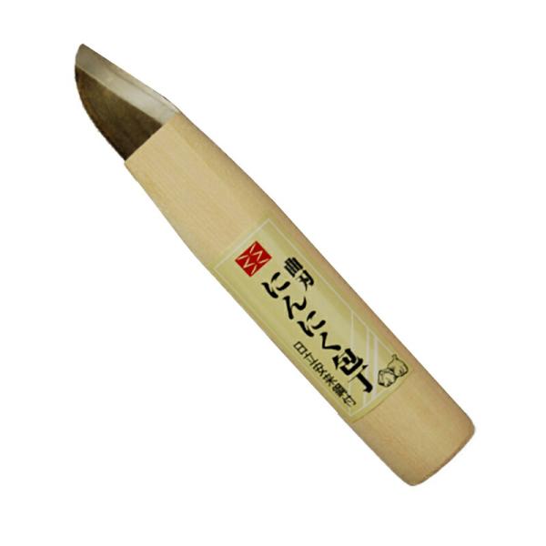 にんにく 根の切り落とし 皮削ぎ にんにく包丁 小 下から引いて切るタイプ No.804 刃長サイズ...