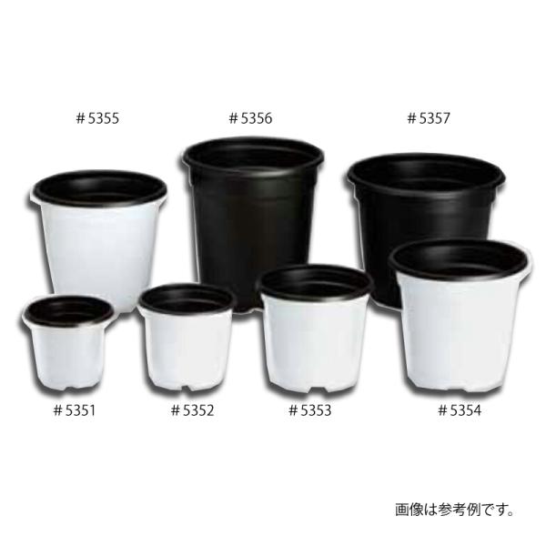 480個 #5356 BNポット 160 黒 外径120mm 高さ170mm 園芸 プラスチックポッ...